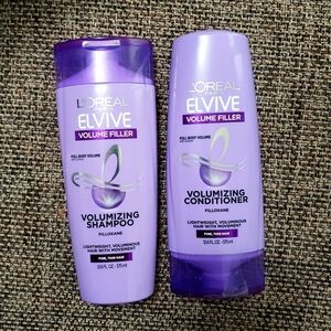 NEW L'OREAL Elvive Volume Filler shampoo conditioner set fine / thin hair